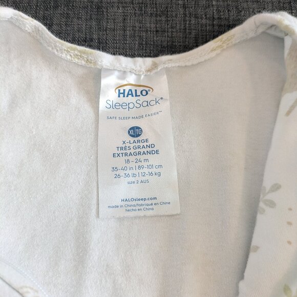 Halo Sleep Sack XL 18-24 Months - TOG 0.5 - Llama Sands - Picture 3 of 4